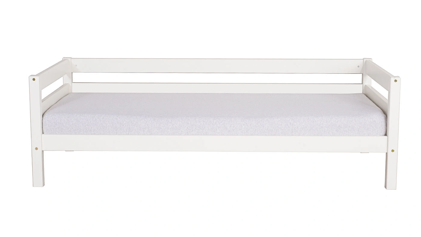 מיטת ילדים מיקה רוחב 80 ס"מ | עם מעקה אחורי